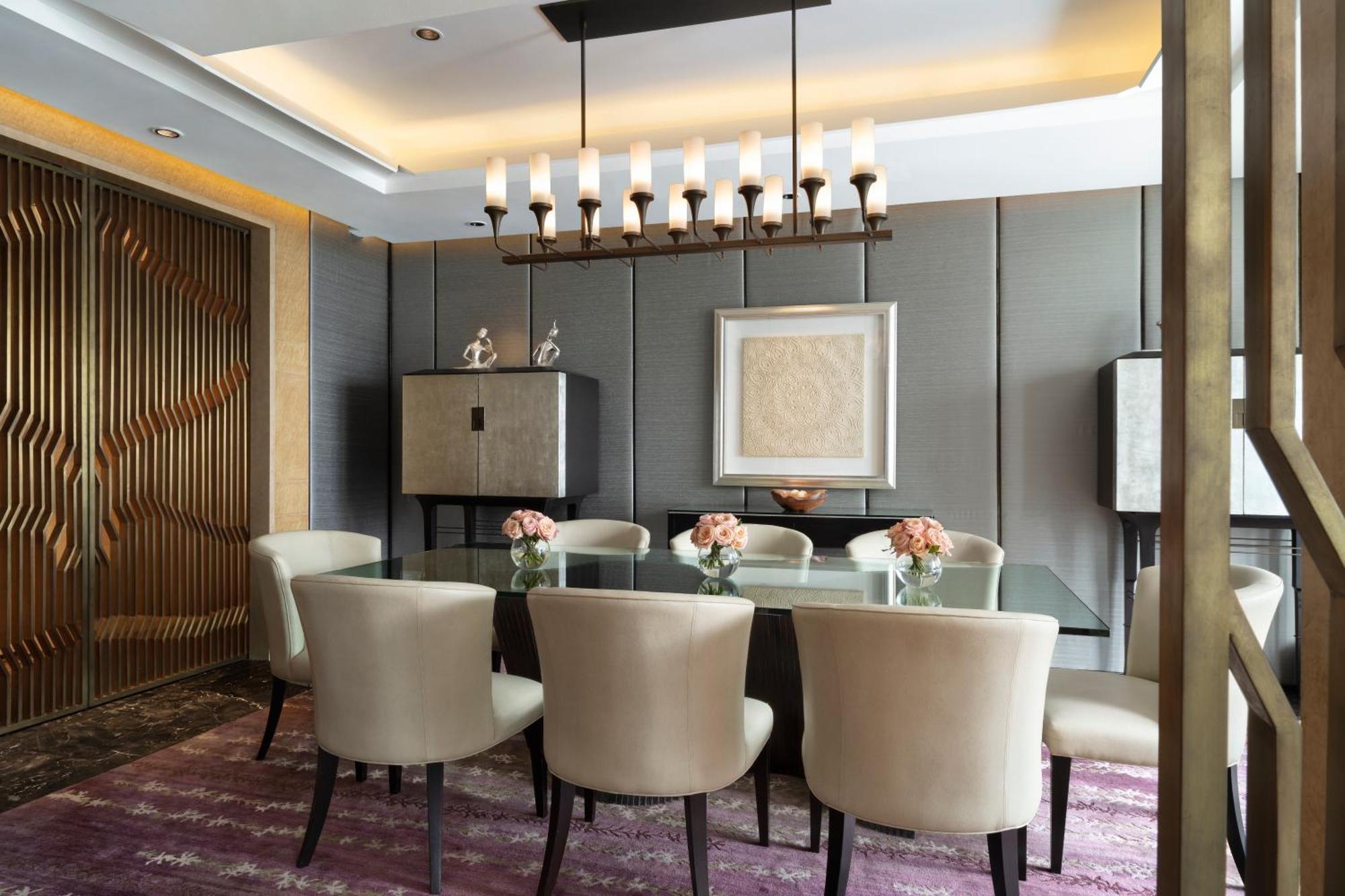 Siam Kempinski Hotel Bangkok Eksteriør bilde The dining room